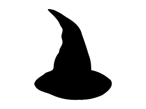 Witch hat silhouette artwork